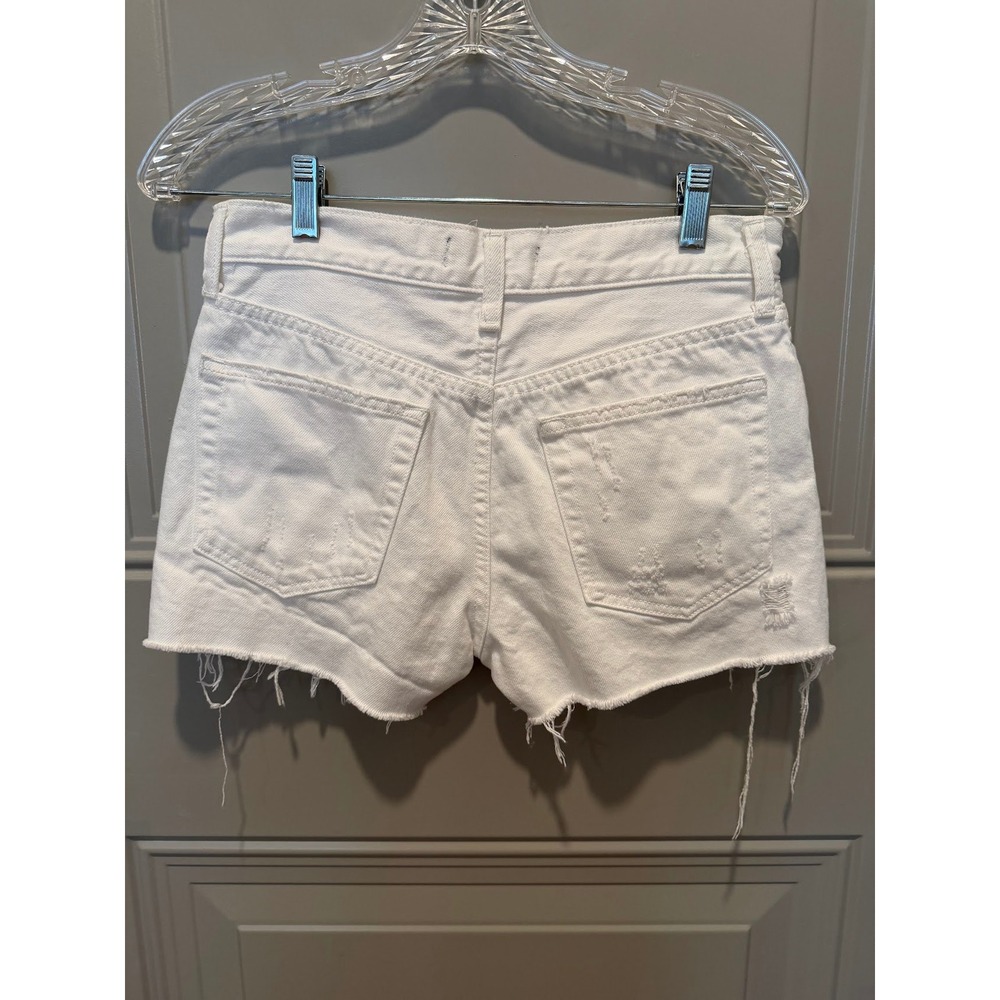 Free People We The Free Denim Shorts White Size 27 - Picture 2 of 3